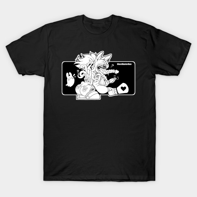 Ghost Hunter Bun T-Shirt by CrypticCoffin